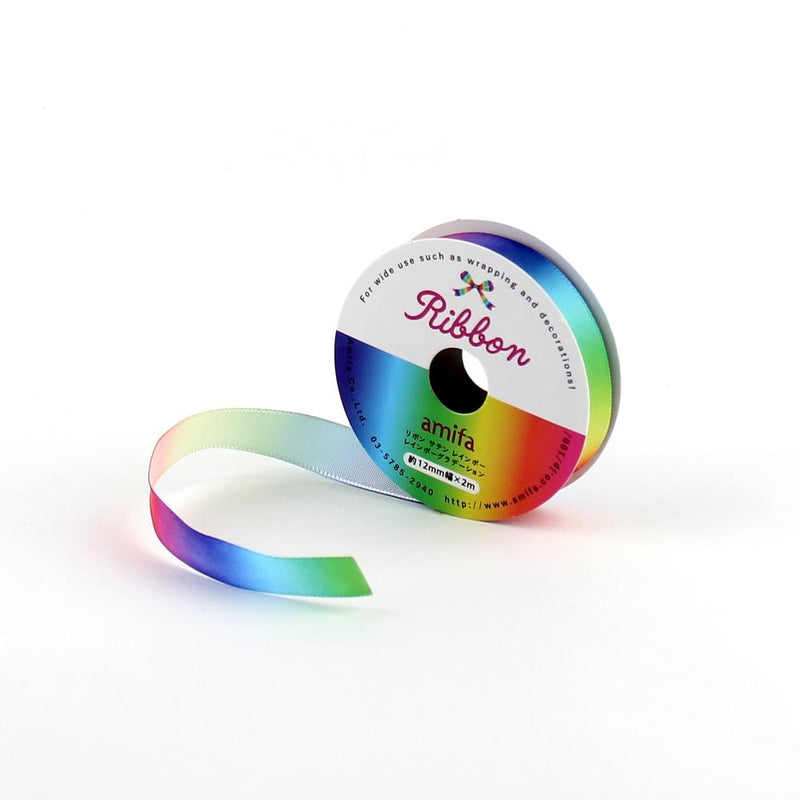 Ribbon (Satin/Rainbow/200x1.2cm)