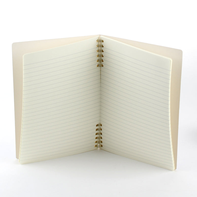 A5 Panda Double Spiral Ruled Notebook (50 Pages)
