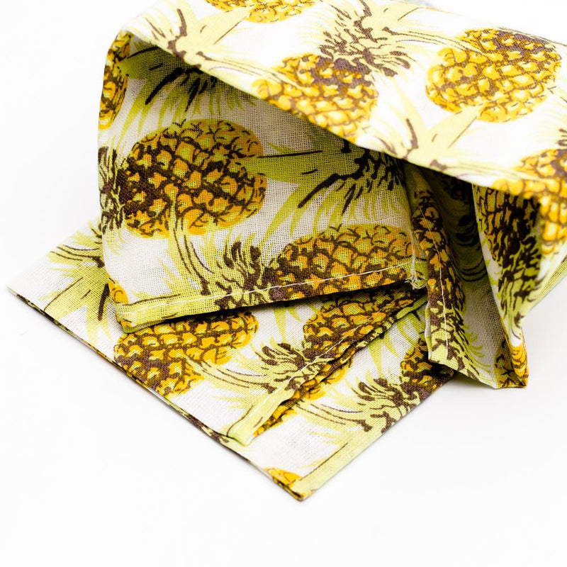 Tenugui Hand Towel (Pineapple/YL*WT)