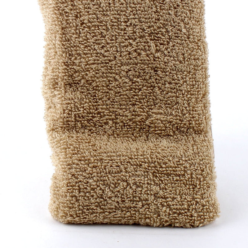 Imabari Natural Face Towel (Plain, Solid, Brown)