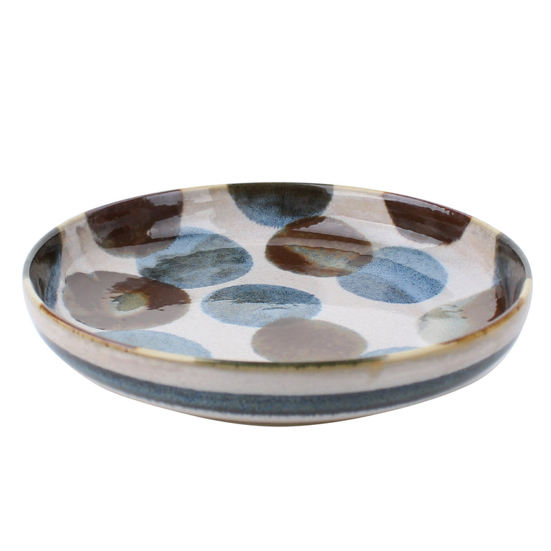 Polka Dots Porcelain Pasta Bowl