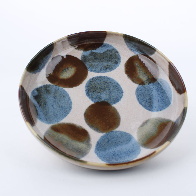 Polka Dots Porcelain Pasta Bowl