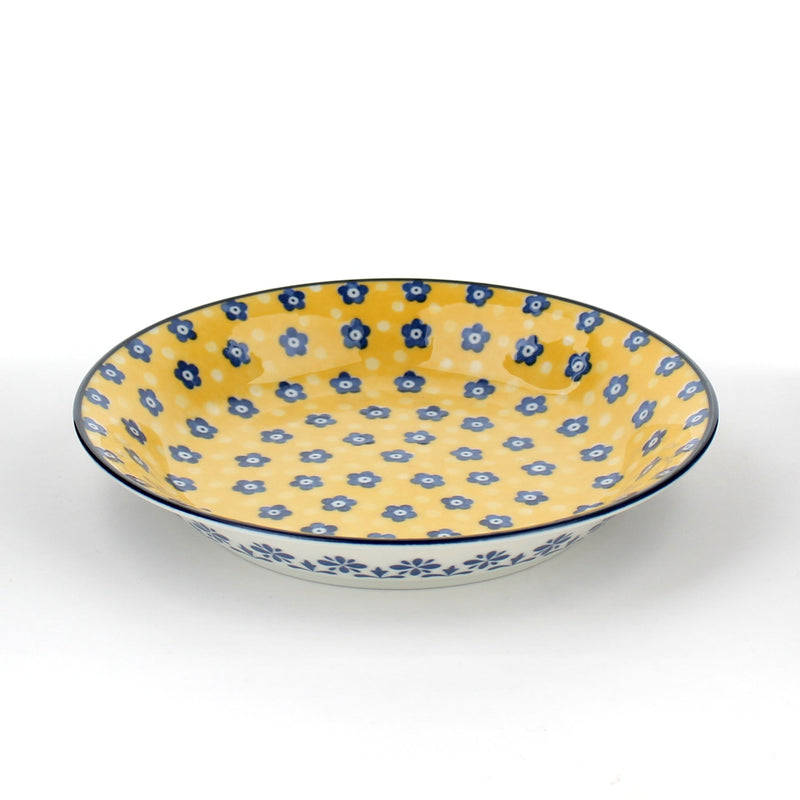 Plate (Porcelain/Curry/Pasta/Flower/4cm/d.21.5cm)