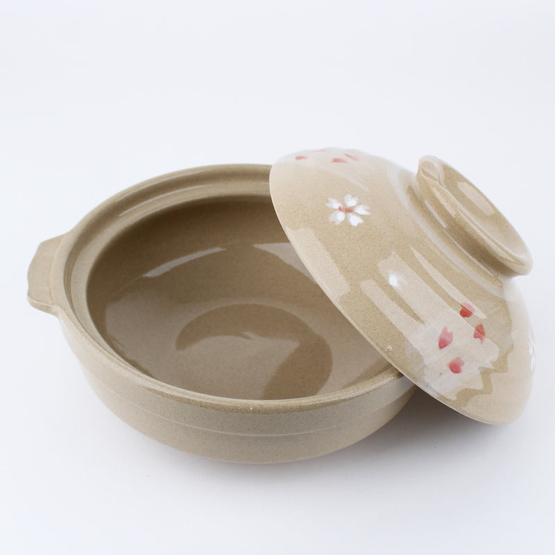 Ceramic Cherry Blossom Earthenware Pot (19cm)