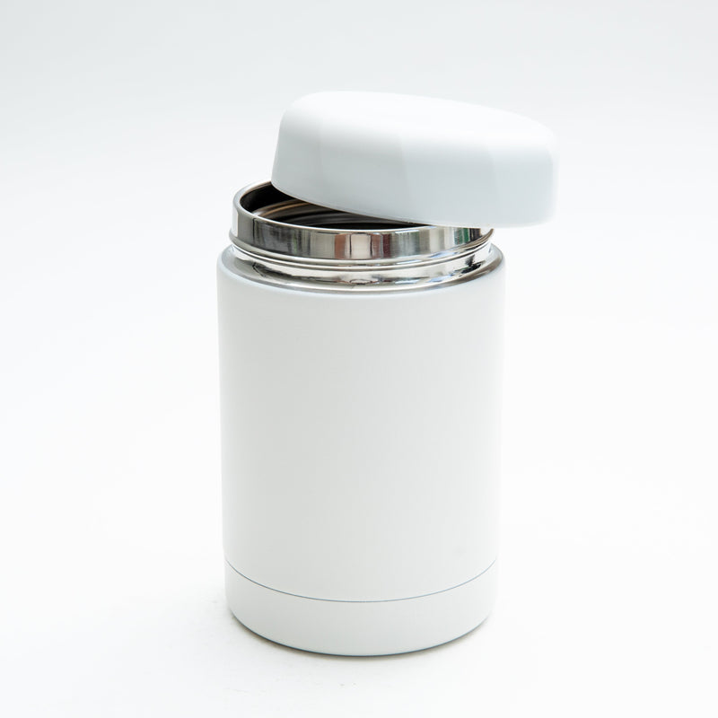 Food Jar (Stainless Steel/Insulated/300mL/13cm/Ø8cm/SMCol(s): White)