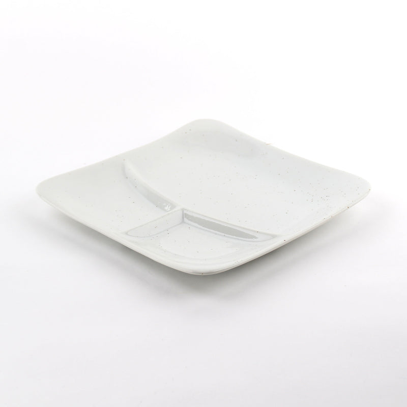 3-Section Ceramic Serving Plate