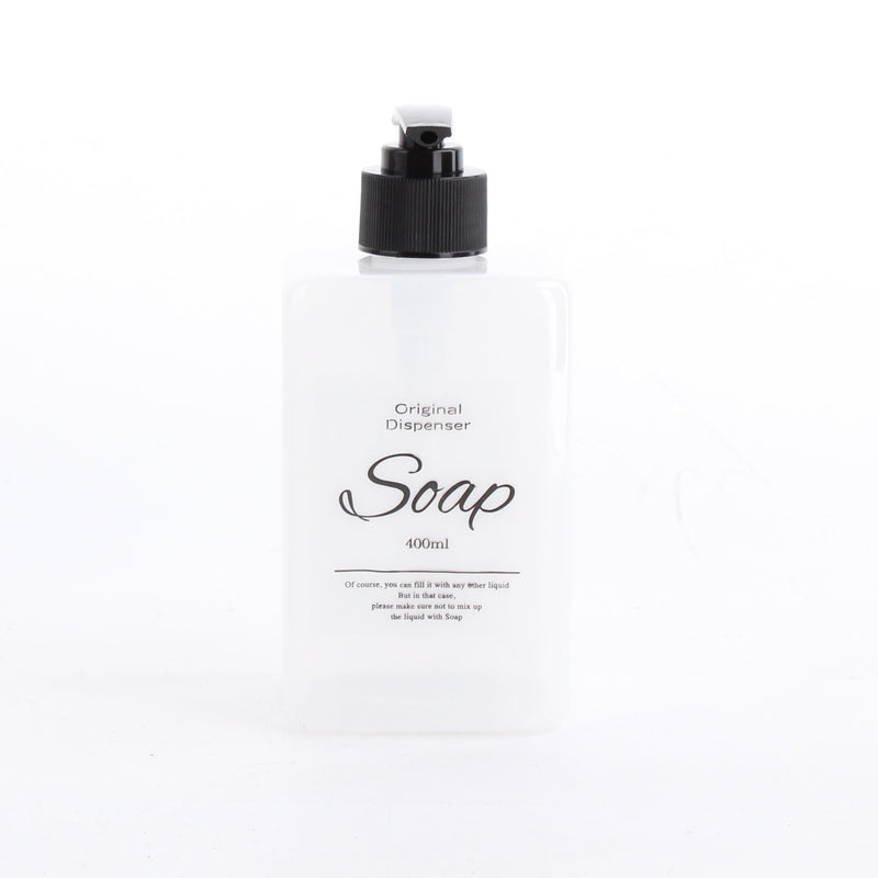 Typography Soap Bottle