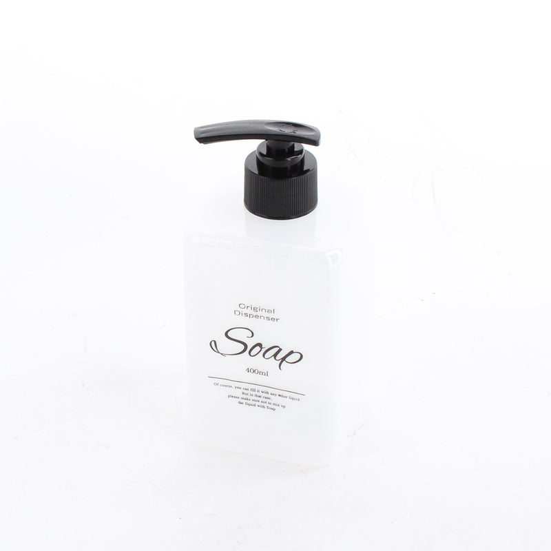 Typography Soap Bottle