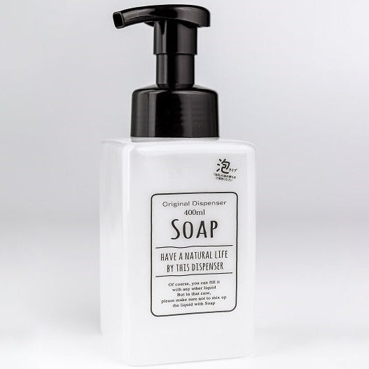 Soap Bottle (Foaming / Typography / CL / 6.5x6.5x16cm)