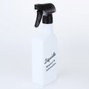 Spray Bottle (PE/PP/Words/420mL/4.3x25.1x6.7cm/SMCol(s): White,Black)