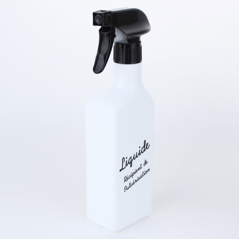 Spray Bottle (PE/PP/Words/420mL/4.3x25.1x6.7cm/SMCol(s): White,Black)