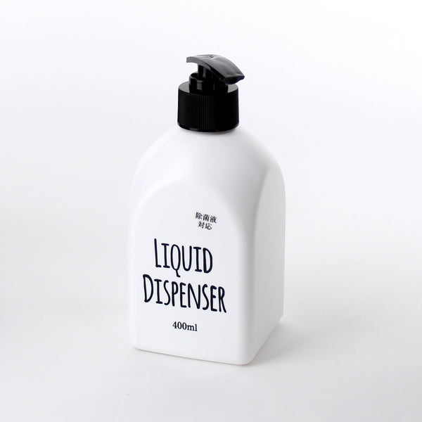Liquid Dispenser Bottle (HDPE/PP/Words/13.4x6.9cm)