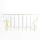 White Rectangular Steel Wire Basket 