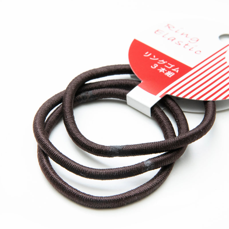 Hair Ties (L/ø5.5cm (3pcs)/SMCol(s): Dark Brown)