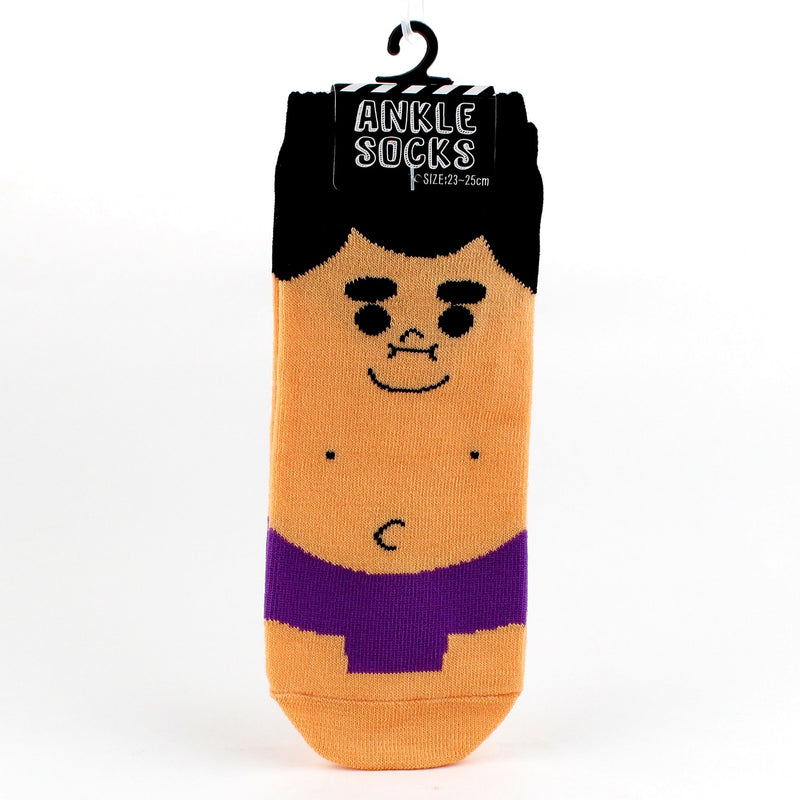 Sumo Wrestler Ankle Socks 1 pair