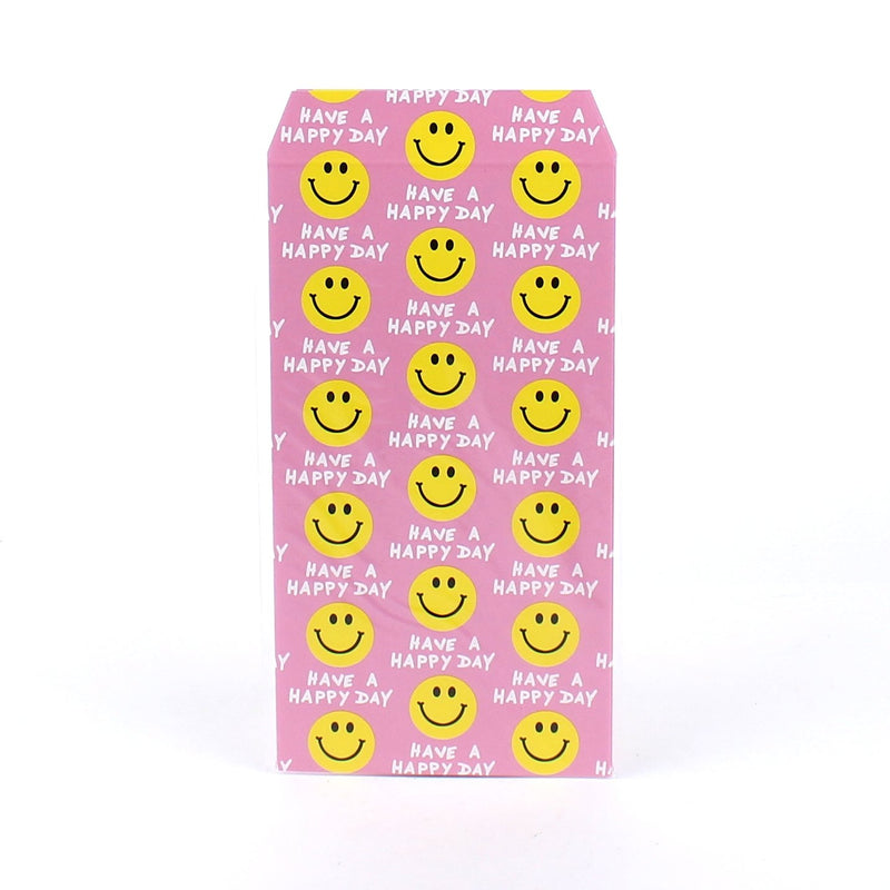 Smile Yellow / Pink Japanese Tip Envelope (L, 3pcs)