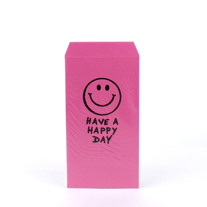 "Have a Happy Day" Pink Japanese Tip Envelope (L, 3pcs)