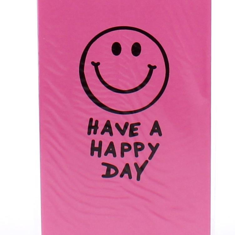 "Have a Happy Day" Pink Japanese Tip Envelope (L, 3pcs)