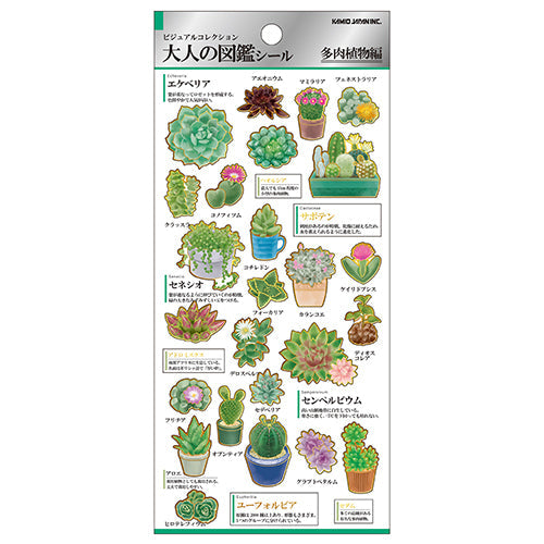 Stickers (Adult Picture Dictionary: Succulent Plants/SMCol(s): Green)