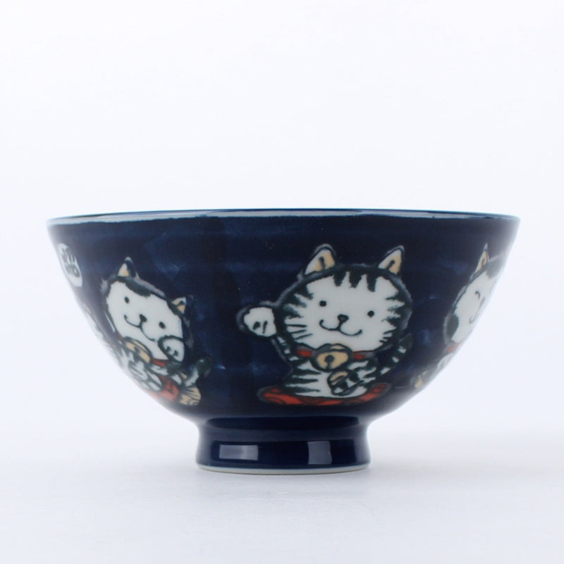 Beckoning Cat Porcelain Bowl