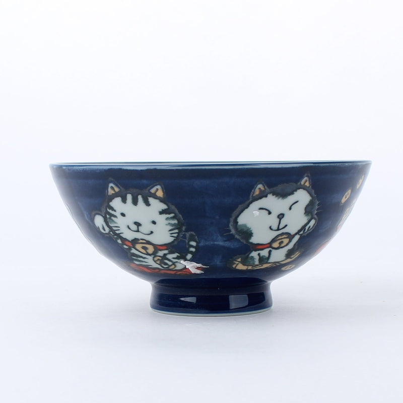 Beckoning Cat Porcelain Bowl