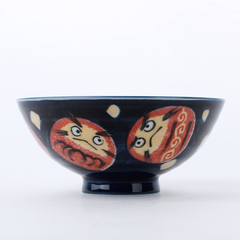 Daruma Doll Porcelain Bowl