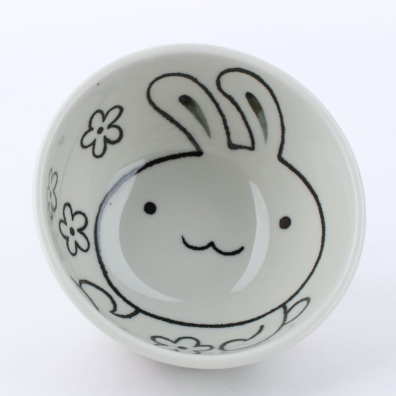 Rabbit Porcelain Bowl
