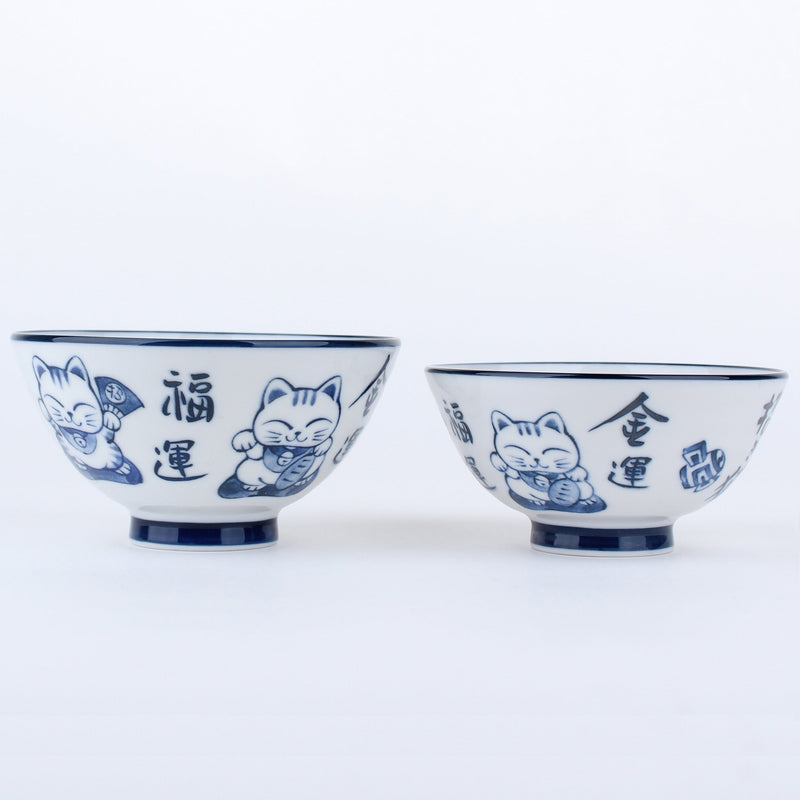 Beckoning Cat Bowl (d.12.5cm)