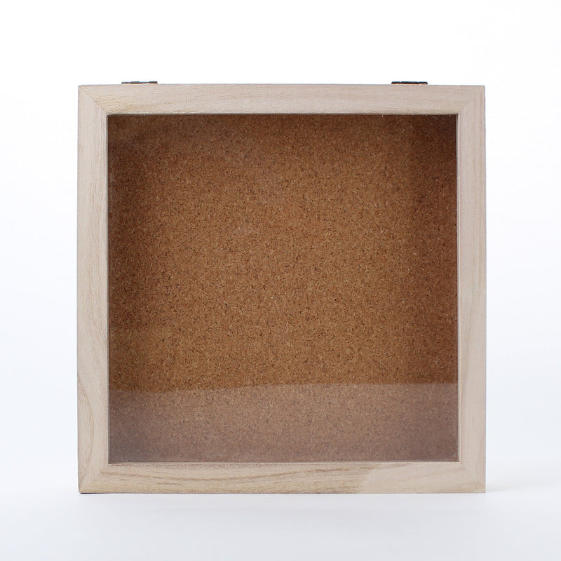 Wooded Shallow Storage Case For Collections