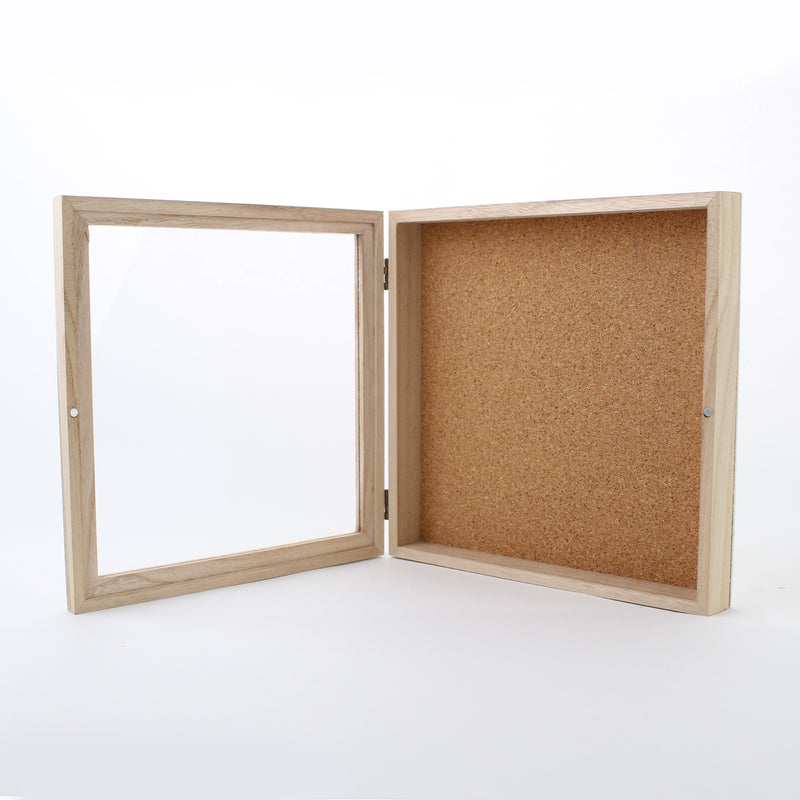Wooded Shallow Storage Case For Collections