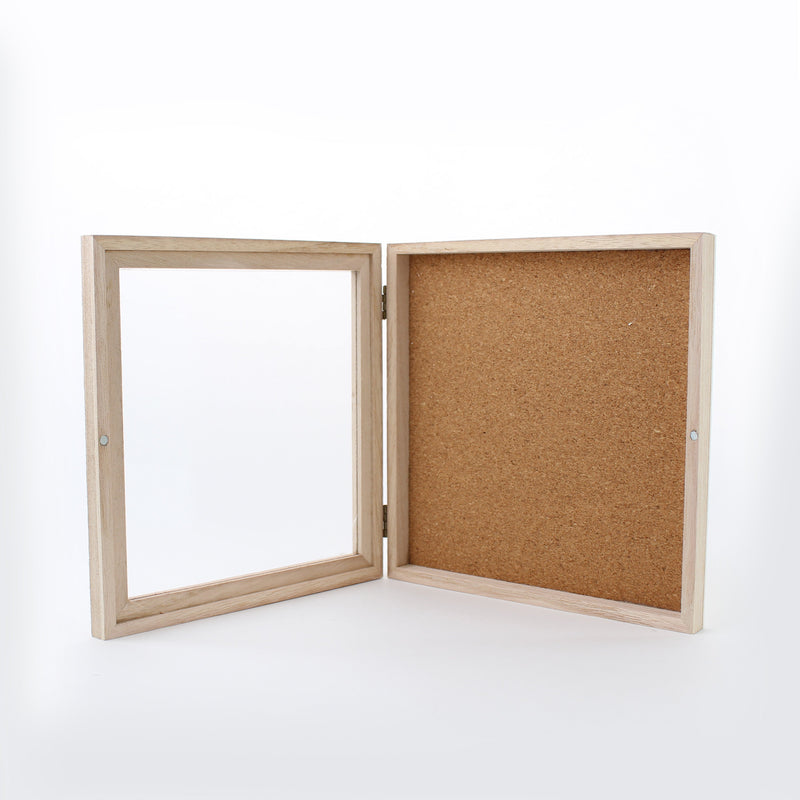 Wooded Shallow Storage Case For Collections