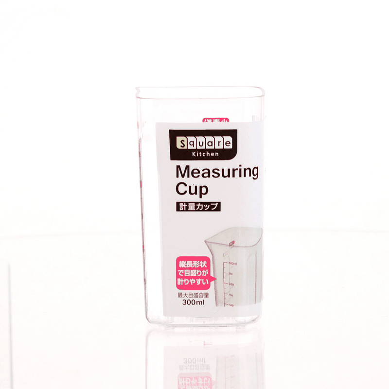 Measuring Cup (Square/Clear/6.6x6.6x11.5cm / 300mL)