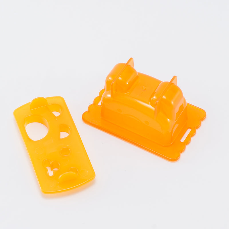 Food Mold (PP/Bear-Shaped/Orange/8.8x5.5x5.5cm)