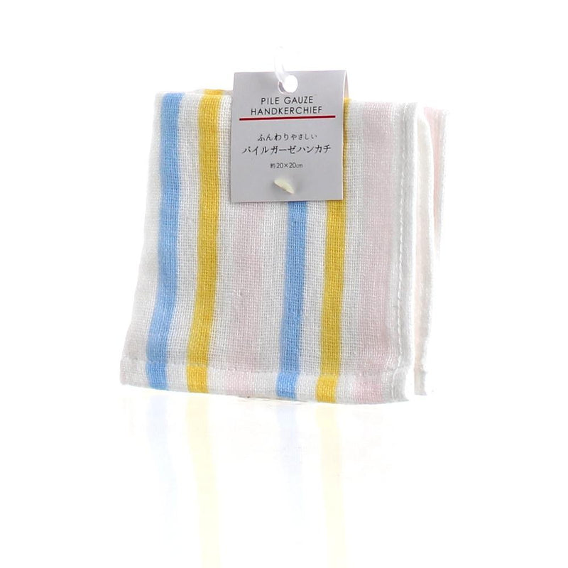Handkerchief (Gauze/Stripes/Colourful/20x20cm)