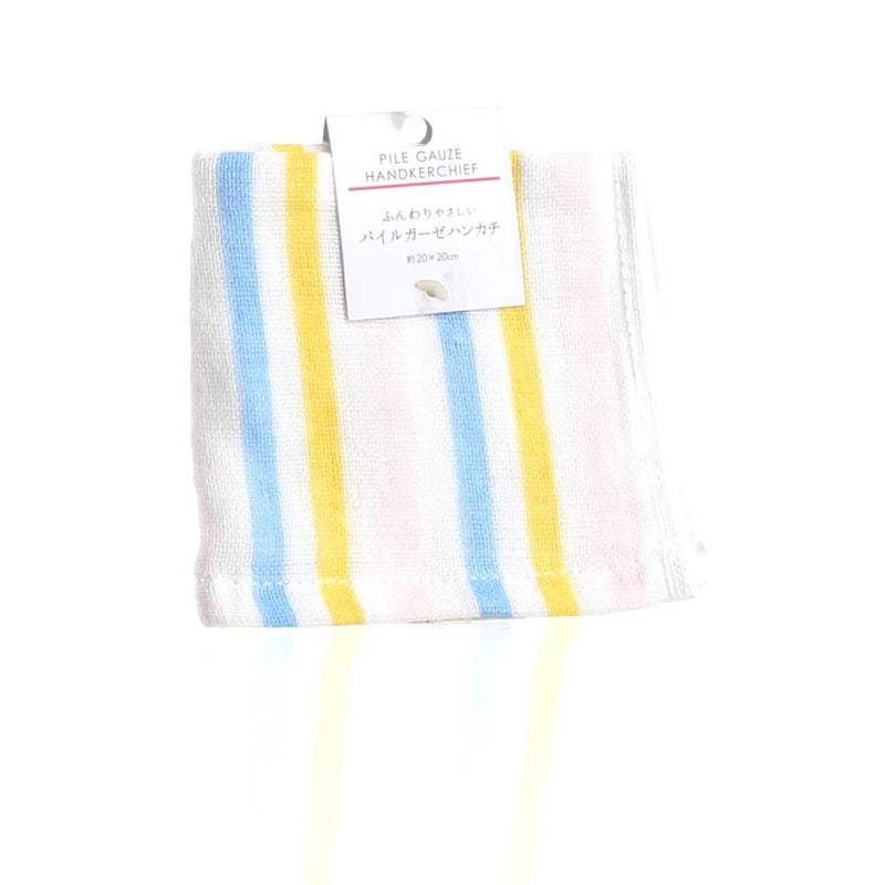 Handkerchief (Gauze/Stripes/Colourful/20x20cm)