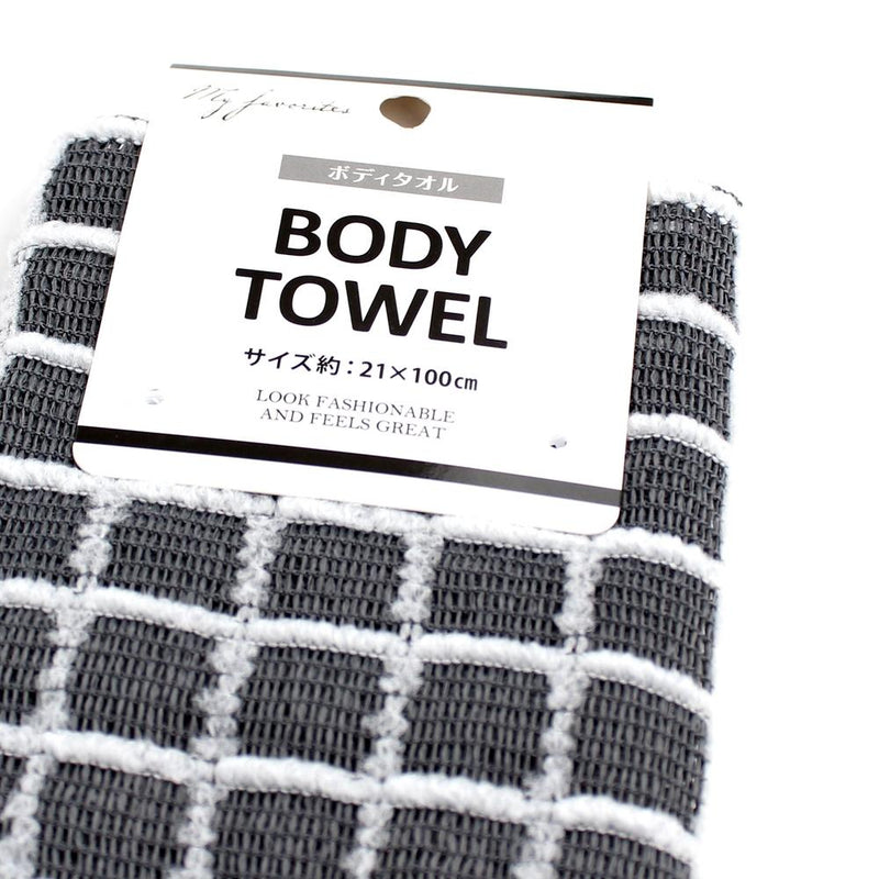 Towel (Body/Checkered/100x21cm)