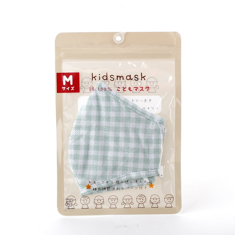 Mask (Washable / Adjustable Earloop / Kids / Kids M / 20X12cm)