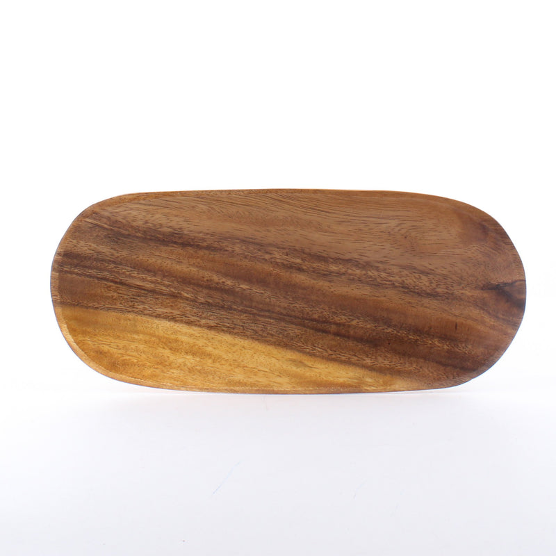 Acacia Wood Oval Plate (L)