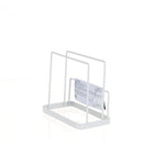 Cutting Board Stand (White/6.5x12x10.5cm)