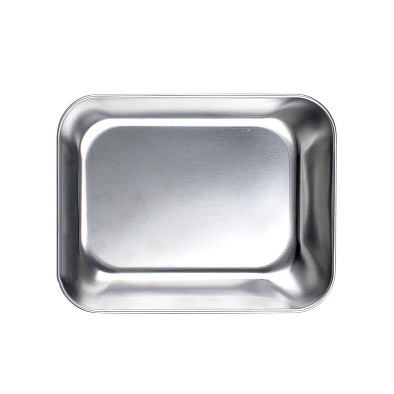 Food Prep Tray (Stainless Steel/SL/18.5x14x2.7cm)