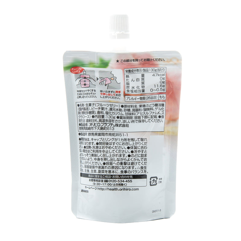 Jelly (Peach/130 g/Orihiro)