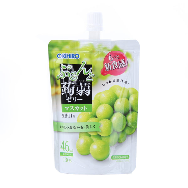 Konnyaku Jelly (Muscat Grape/In Pouch/120 g/Orihiro/Konnyaku Jelly)