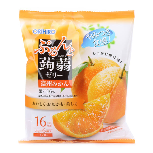 Konnyaku Jelly (Mandarin Orange/In Mini Pouch/120 g (6pcs)/Orihiro/Konnyaku Jelly)