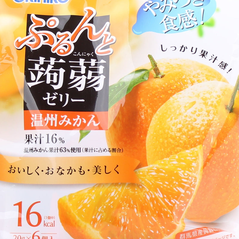 Konnyaku Jelly (Mandarin Orange/In Mini Pouch/120 g (6pcs)/Orihiro/Konnyaku Jelly)