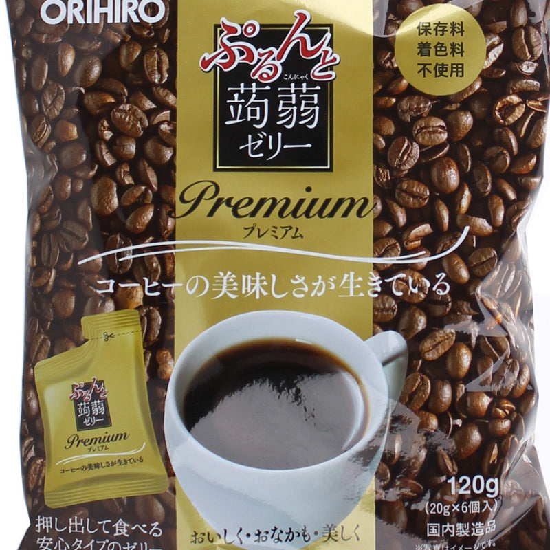 Konnyaku Jelly (Coffee/In Mini Pouch/120 g (6pcs)/Orihiro/Konnyaku Jelly)