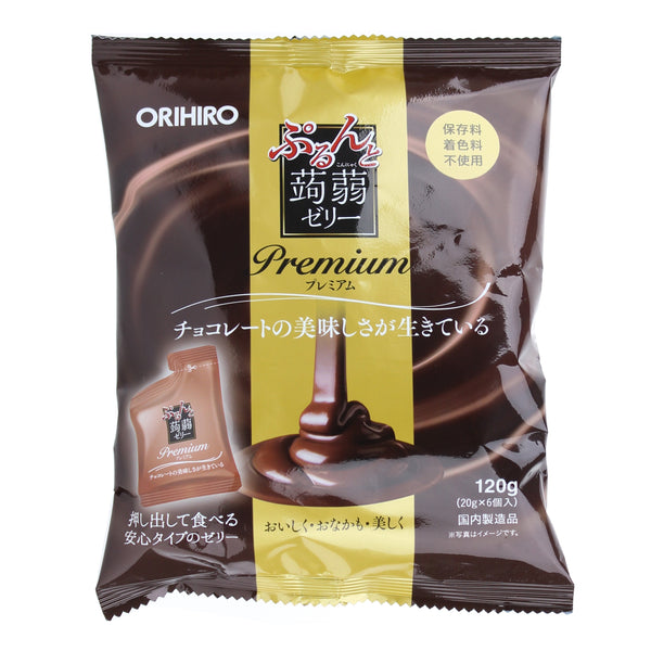 Konnyaku Jelly (Chocolate/In Mini Pouch/120 g (6pcs)/Orihiro/Konnyaku Jelly)