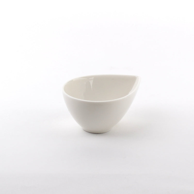 Bowl (Teardrop/WT/9.8x7.6x4.6cm)