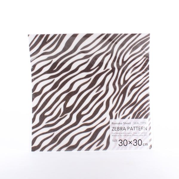 Zebra Print Furniture Sticker