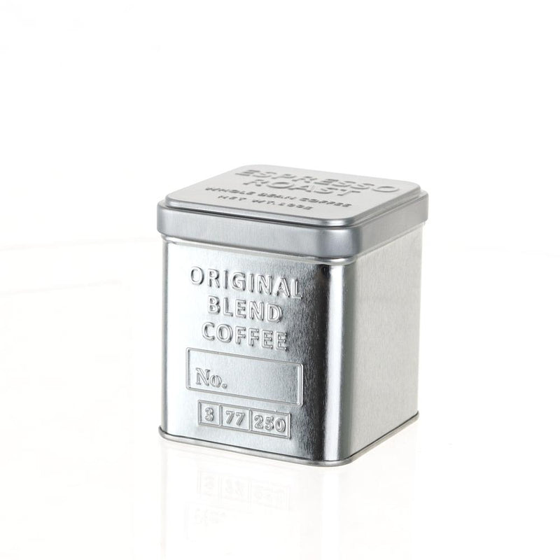 Tin Canister (Coffee Beans/Typography*Square/SL/400mL)