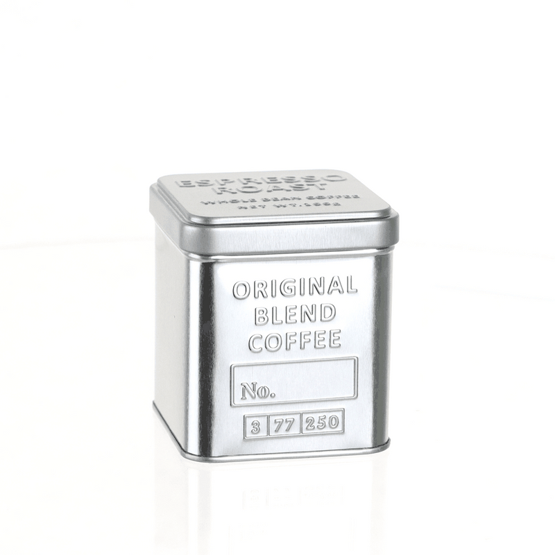 Tin Canister (Coffee Beans/Typography*Square/SL/400mL)
